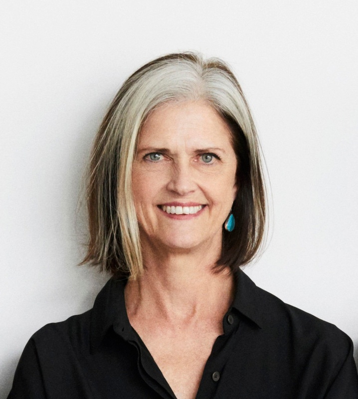 Portrait of Deborah Berke on white background.