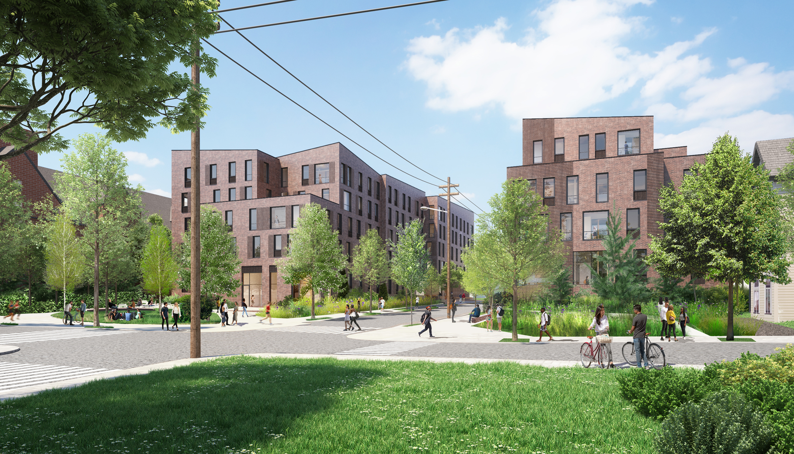 Brown University Resident Hall South View